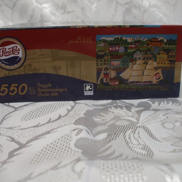 550 pc Pepsi Harbor Puzzle 18 x 24 inches SEALED - Picture 2 of 3